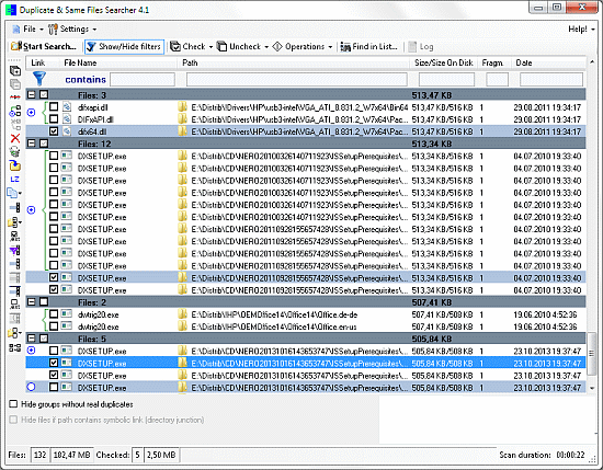 DuplicateSearcher screenshot